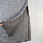 Nomad Anthropologie Morgan Carper Sweater Dress Fringe Knit Tunic Gray M Photo 6