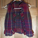 Ralph Lauren Lauren  women’s pink and‎ Blue vest size PM Photo 0