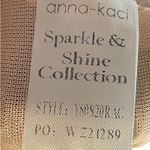 a.n.a NEW -Kaci Ombre Bronze Sequin One Shoulder Stretch Formal Classy Party Dress Photo 7