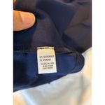 JudyP Sabrina Navy Tunic Top Boat Neck 3/4‎ Sleeve Stretch Casual Comfy Large Blue Photo 5