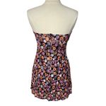NWOT MISCREANTS Cupid Lace Mini Dress in Orange and Pink Floral, UK 12 (US 8) Black Photo 5