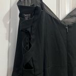 THEIA Black Side Panel Gown Size 8 US $270 Photo 4