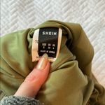 SheIn Olive Button-Front Skirt Size M Photo 3