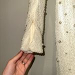 Oh Polly Long sleeve embellished backless mini dress in Ivory  Photo 2