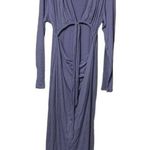 Women's Dress Long Sexy Casual Size 2X Purple Photo 1