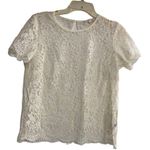 Rebellion  ‎, Ivory Lace, women’s top, size medium Photo 0