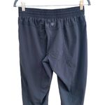 Athleta  lightweight ruched gray cropped ankle drawstring pant Photo 5