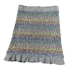 Storia  Rainbow Stripe Smocked Skirt NEW Photo 4