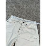 Ética Altin Loose Fit Jeans Natural Denim Mid Rise Relaxed Leg Frayed Hem 27 White Photo 7