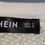 SheIn white fuzzy sweater size small Photo 3