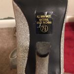 Silver Sparkle High Heels Size 7.5 Photo 1