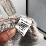 Tularosa Angora Blend Ribbed Knit Belted Cardigan Gray Size small Long Sleeve Photo 4