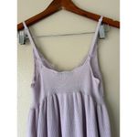ZARA  Dusky Purple Knit Eyelet Trim Dress Size Small Photo 7