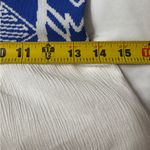 Jealous Tomato  NWT Blue and White Boho Stretch Maxi Dress size Medium Photo 5