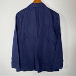 Cupcakes and Cashmere Linen Blend Open Blazer Navy Size Large Blue Photo 1