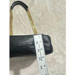 Michael Kors  Charlton Black Leather Gold Push Lock Crossbody Shoulder Bag Purse Photo 7