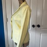 Banana Republic  Citron Yellow Linen and Cotton Mix Blazer Photo 4