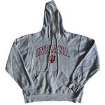Russell Athletic Hoosiers I.U. Indiana University Gray Hoodie Sweatshirt Sz Large women’s Russell Photo 0