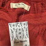 We The Free Free People  Lucy Solid Swing Top XS Women’s Burnt Henna NWT Photo 4