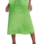 & Other Stories & Other Stories ruched satin midi skirt US 10 Photo 0