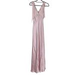 Reformation NEW Pernille Silk Dress Light Pink Cherry Blossom Photo 2