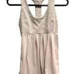 Lululemon π LIGHT PINK AND GRAY CROSSBACK TANK TOP WITH BUILT IN BRA Photo 0