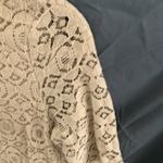 Banana Republic : Cream 3/4 length sleeve Knit Midi dress- cotton blend- size 4 Photo 4