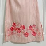 EXPRESS Stretch Pink Strapless Floral Dress Photo 4