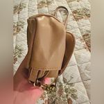 Merona   Tan mini flap Leather Crossbody Bag like new Photo 5