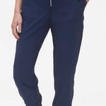 Gap  Fit Hike Jogger Athletic Pants Navy Elysian Dark Blue Size Medium M Tall Photo 0