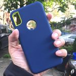 iPhone XS Max Stylish Durable Full Cover Shock Defender Armor Case Blue/Green Blue Photo 5