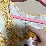 Wonderly  Yellow Pattern Short Sleeve Women’s Blouse Photo 2