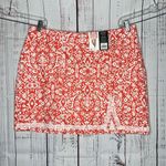Jones New York Sz XL Pink & White Floral Print Split Hem Skort - Skirt w/ Shorts Photo 0