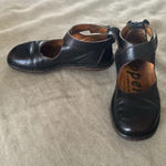 TRIPPEN Vivienne DARK plum almost black Leather Wrap Strap Shoe EU 36 us 6 Photo 1