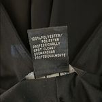 Vintage S.L. Fashions Size 12 Black Floral Embellished Midi Dress Photo 12