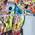 Gianni Bini floral Erynn Romper foam bouquet v neck waist tie size large Photo 12