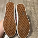 Vans checkerboard roses floral lace up Canvas Low Skate sneakers coastal Photo 5