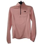 The North Face Fleece Pullover Quarter Zip Activewear Top Pink Womens Photo 0