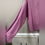 London Fog  Purple/Pink Sweater Photo 2