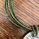 Necklace bundle of 3 navy, gold, green, shell Photo 4