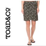 Toad & Co. Whirlwind Wrap Skirt Dark Moss Green XS Green Photo 1