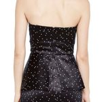 Bardot Polka Dot Printed Midnight Blue Peplum Dress Cocktail Dress Photo 2