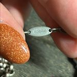 Sabika Black and Silver Necklace with Blue Accents Photo 2