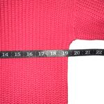 Lovers + Friends Revolve  Christina Hot Pink Long Sleeve Knit Sweater Dress XS Photo 5