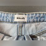 Rolla's Mirage High Rise Light Wash Jean Shorts‎ Cut Offs Fringe Size 26 Blue Photo 2