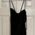 ASTR  The Label Black Strappy Cowl Neck Midi Dress NWT Photo 0