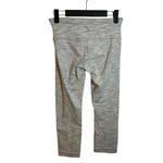 Lululemon Gray Stripe Cropped Leggings Photo 1