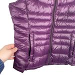 Bernardo Women’s Goose Down Packable Puffer Vest in Purple Size S Photo 4