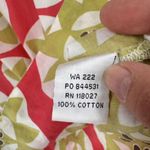 BODEN Ibiza Floral 100% Cotton Ribbon Trim Shift Dress‎ Size 10 Cottage Medium Pink Photo 3