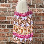 Pink Rose colorful printed chevron tank top / S / Excellent condition Photo 2